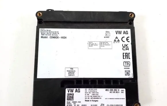 Audi A6 S6 C8 4K Other control units/modules 4KE035282H