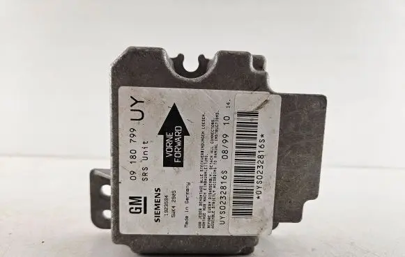 Opel Zafira A Airbag control unit/module 09180799 1923594 UYS0232816S