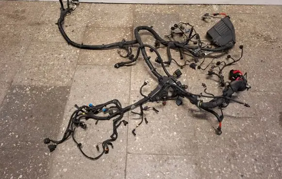 Engine installation wiring loom