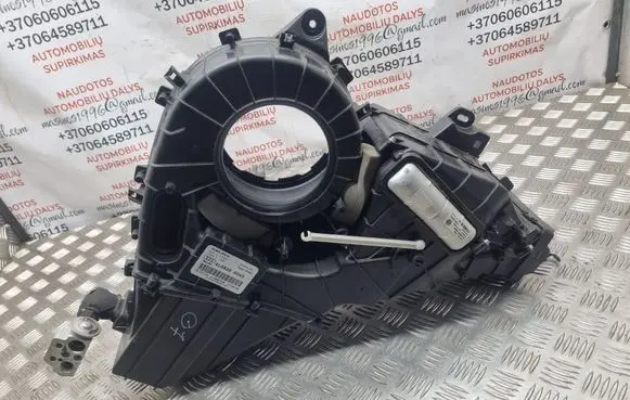 Interior heater climate box assembly