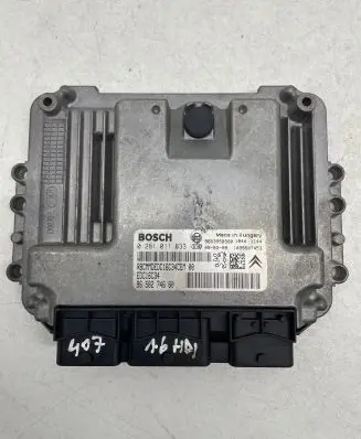 Peugeot 407 Engine control unit/module 9653958980 9658274680 0281011633