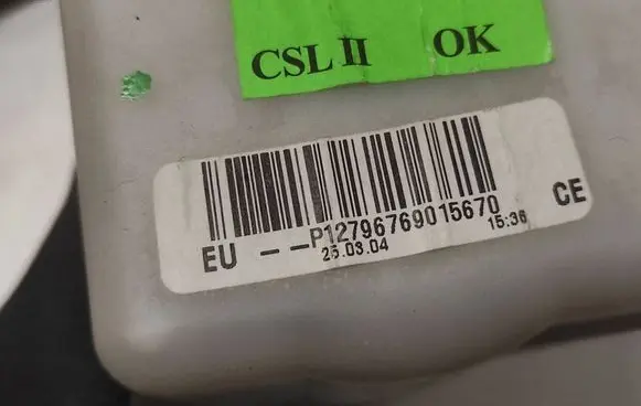 Saab 9-3 Ver2 Middle seatbelt (rear) 12796769