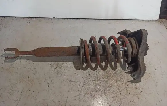 Front shock absorber with coil spring