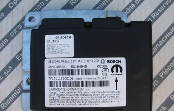 Fiat Ducato Airbag control unit/module 50154948 50165197 68563499AA
