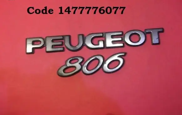 Peugeot 806 Manufacturers badge/model letters 1477776077