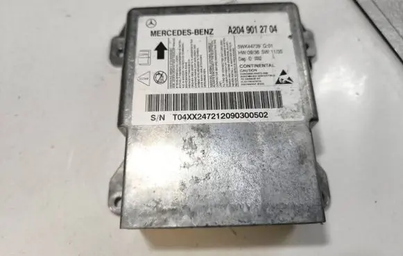 Mercedes-Benz C W204 Airbag control unit/module A2049012704 5WK44739