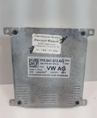Volkswagen Golf VII Xenon control unit/module 7P5941572AG 7P5941572A 10100500025