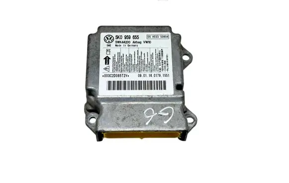 Volkswagen Golf VI Airbag control unit/module 5K0959655 5WK44200 05H033S0604