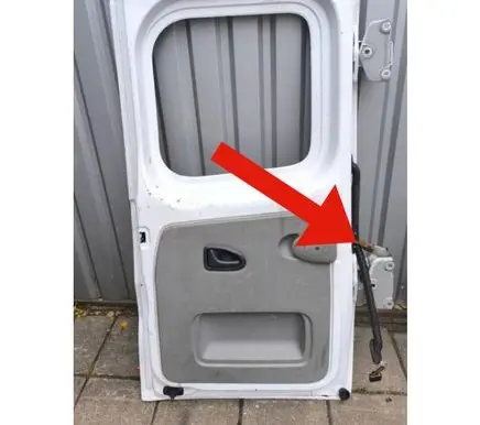 Renault Trafic II (X83) Loading door check strap stopper 69255 4610 1806