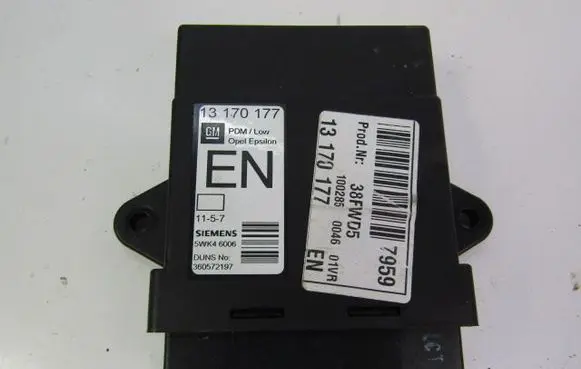 Opel Vectra C Door control unit/module 13170177