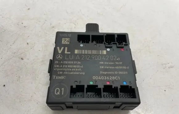 Mercedes-Benz E W212 Door control unit/module A2129004202 A2128203726 A2129028001