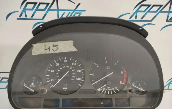 BMW X5 E53 Speedometer (instrument cluster) 62116940606 A2C53062499