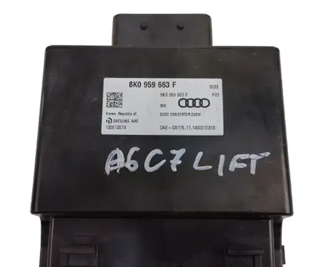Audi A6 S6 C7 4G Other control units/modules 8K0959663F