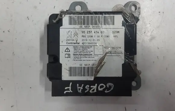 Opel Corsa F Airbag control unit/module 9823741480XXX 9823741480 A2C15940104