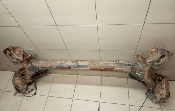 Citroen C4 I Rear axle beam 