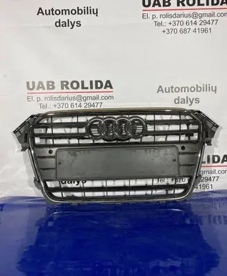 Audi A4 S4 B8 8K Front bumper upper radiator grill 8K0853651E 8K0853651F