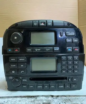 Jaguar XJ X350 Radio/CD/DVD/GPS head unit 2W9318C612AD 1464309953