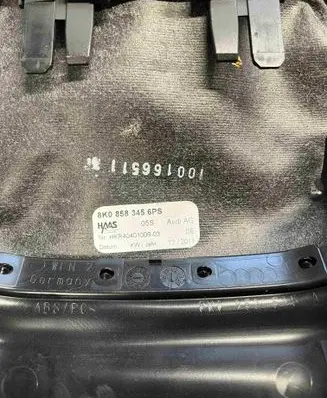 Audi A4 S4 B8 8K Steering wheel trim 8k08583456ps