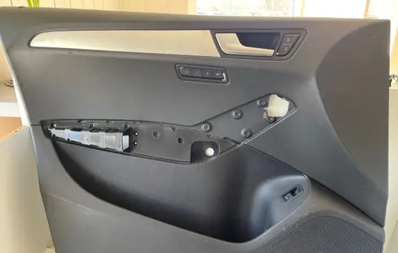 Front door card panel trim