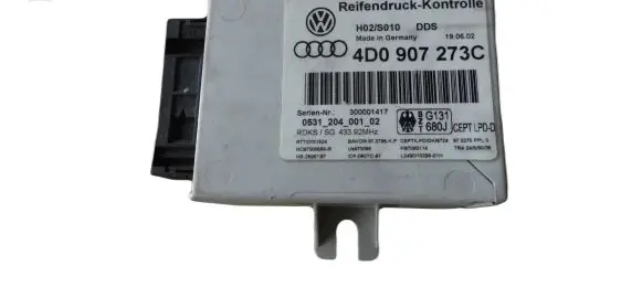 Audi A8 S8 D2 4D Tire pressure control unit 4D0907273C