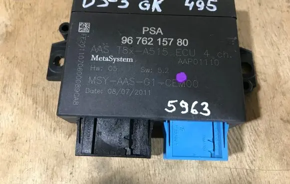 Citroen DS3 Parking PDC control unit/module 9676215780