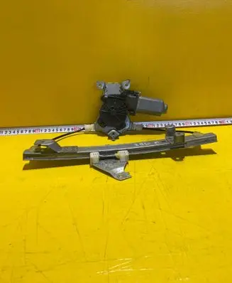 Rear door window regulator with motor