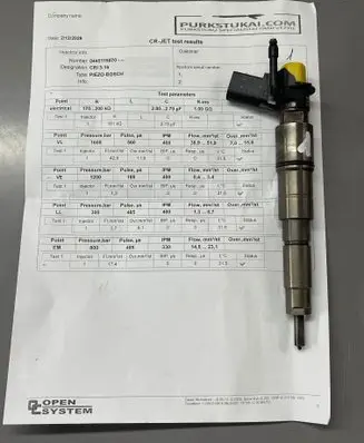 BMW X5 E70 Fuel injector 0445115070