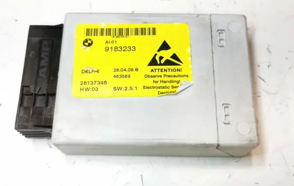 BMW 5 E60 E61 Center console control module 9183233