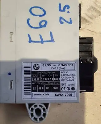 BMW 5 E60 E61 Other control units/modules 61356943857 5WK47995