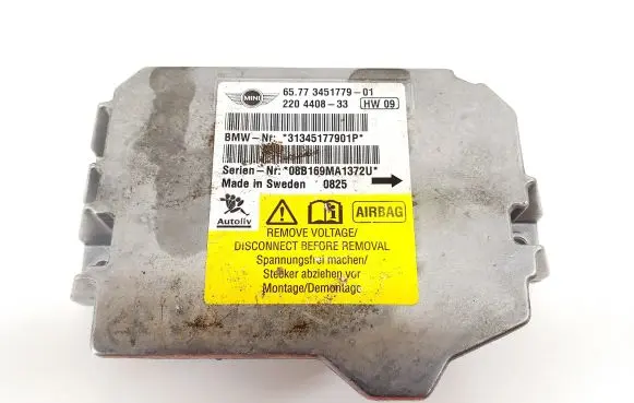 Mini One - Cooper Coupe R56 Airbag control unit/module 3451779 345177901