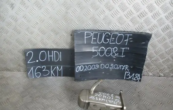 Peugeot 5008 EGR valve cooler V29004027