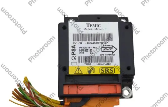 Peugeot 607 Airbag control unit/module 9648832180 L2V3L11A2Z2 1727