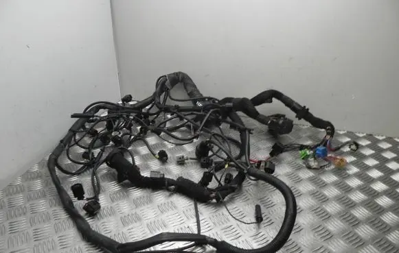 Audi A8 S8 D3 4E Engine installation wiring loom 4E1971713CM VD18632 DEFEKTAS