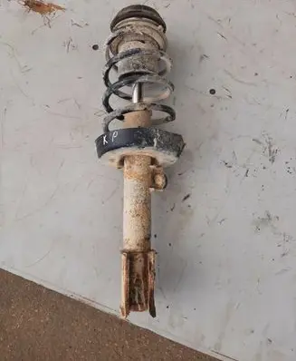 Opel Astra G Front shock absorber with coil spring