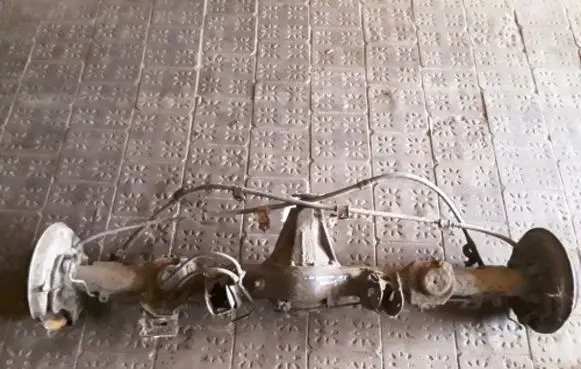 Rear axle beam