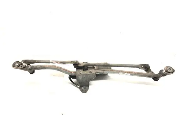 Front wiper linkage and motor