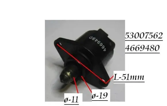Chrysler Voyager Idle control valve (regulator) 53007562 4669480