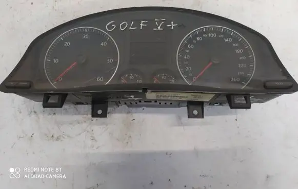 Volkswagen Golf V Speedometer (instrument cluster) 1K0920853Q V0007000 VWZBZ0G0546947