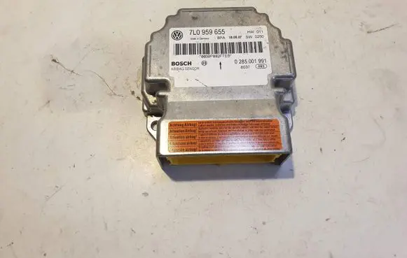 Volkswagen Touareg I Airbag control unit/module 7L0959655 0285001991