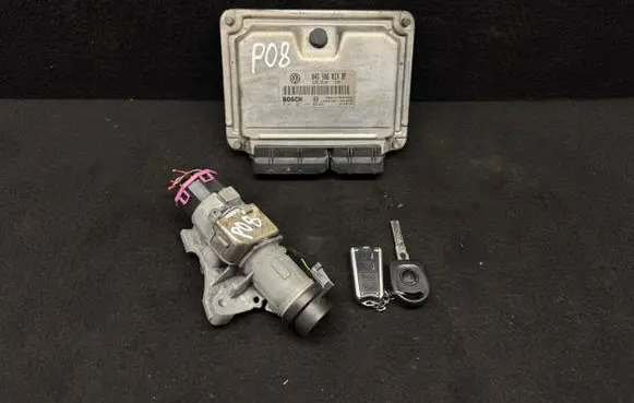 Engine ECU kit and lock set