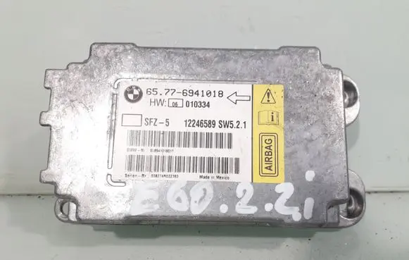 BMW 5 E60 E61 Airbag control unit/module 65776941018 12246589