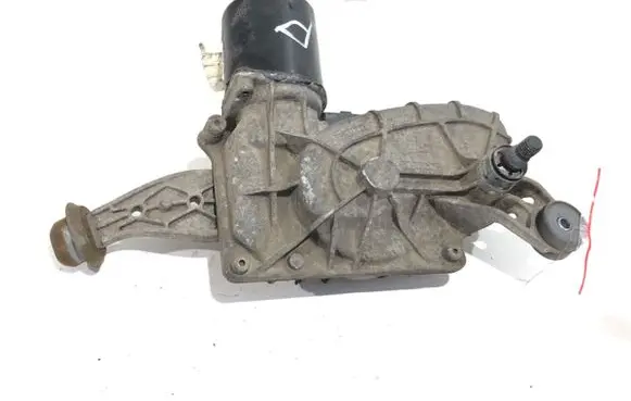 Front wiper linkage and motor
