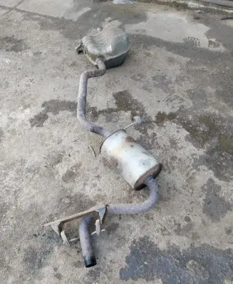 Skoda Octavia Mk2 (1Z) Muffler/silencer 1K0120K 1K0119L