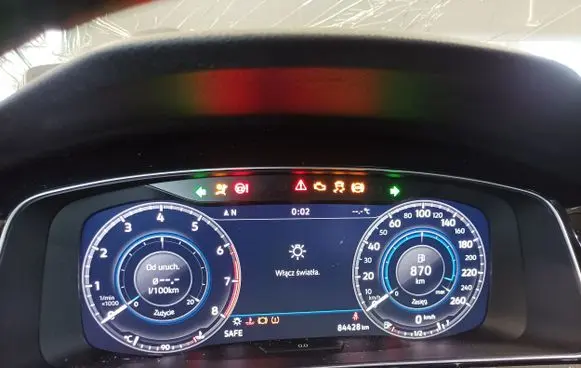 Volkswagen Golf Sportsvan Speedometer (instrument cluster) 5G1920791A