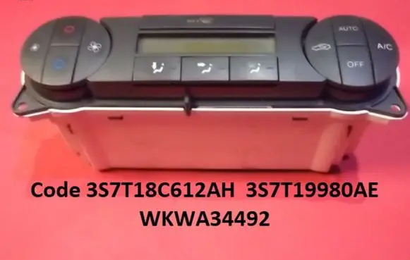 Ford Mondeo Mk III Climate control unit 3S7T18C612AH 3S7T19980AE