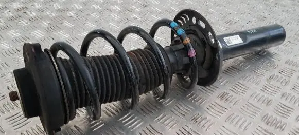 Front shock absorber with coil spring