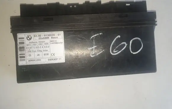 BMW 5 E60 E61 Comfort/convenience module 9136039