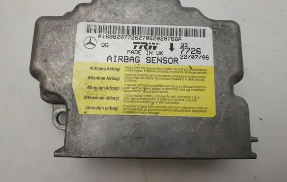 Mercedes-Benz A W169 Airbag control unit/module A1698207726