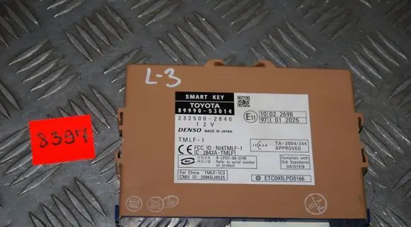 Lexus IS 220D-250-350 Keyless (KESSY) go control unit/module 8999053014