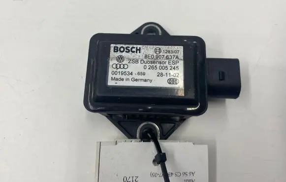 Audi A6 S6 C5 4B ESP acceleration yaw rate sensor 8E0907637A